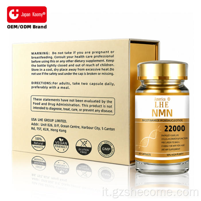 Integratore NMN Premium Capsule da 2200 mg